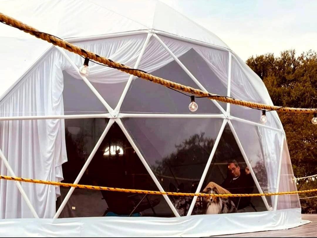 El Gato Glamping con vista a prismas basálticos Huasca de Ocampo Exterior foto