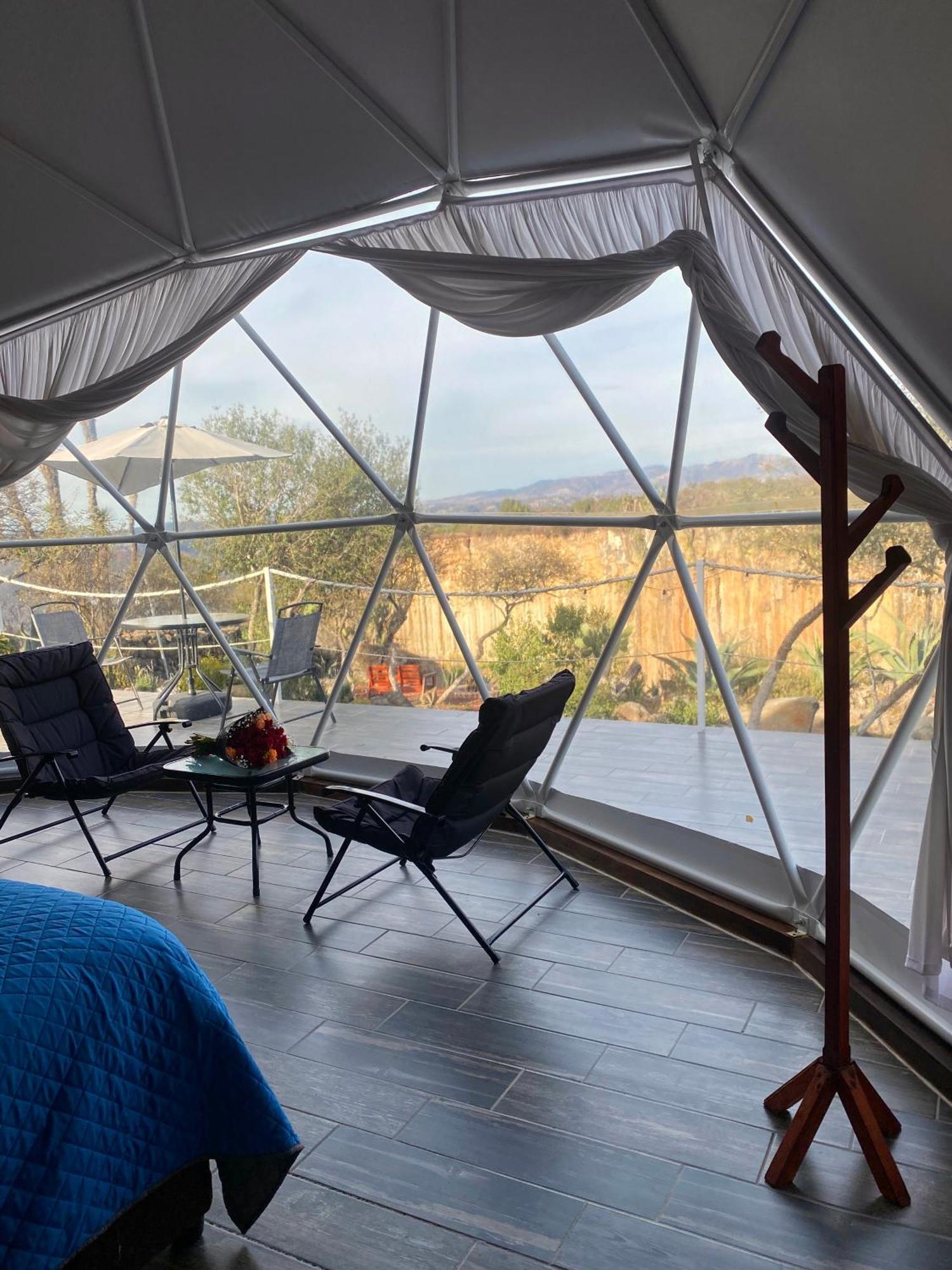 El Gato Glamping con vista a prismas basálticos Huasca de Ocampo Exterior foto