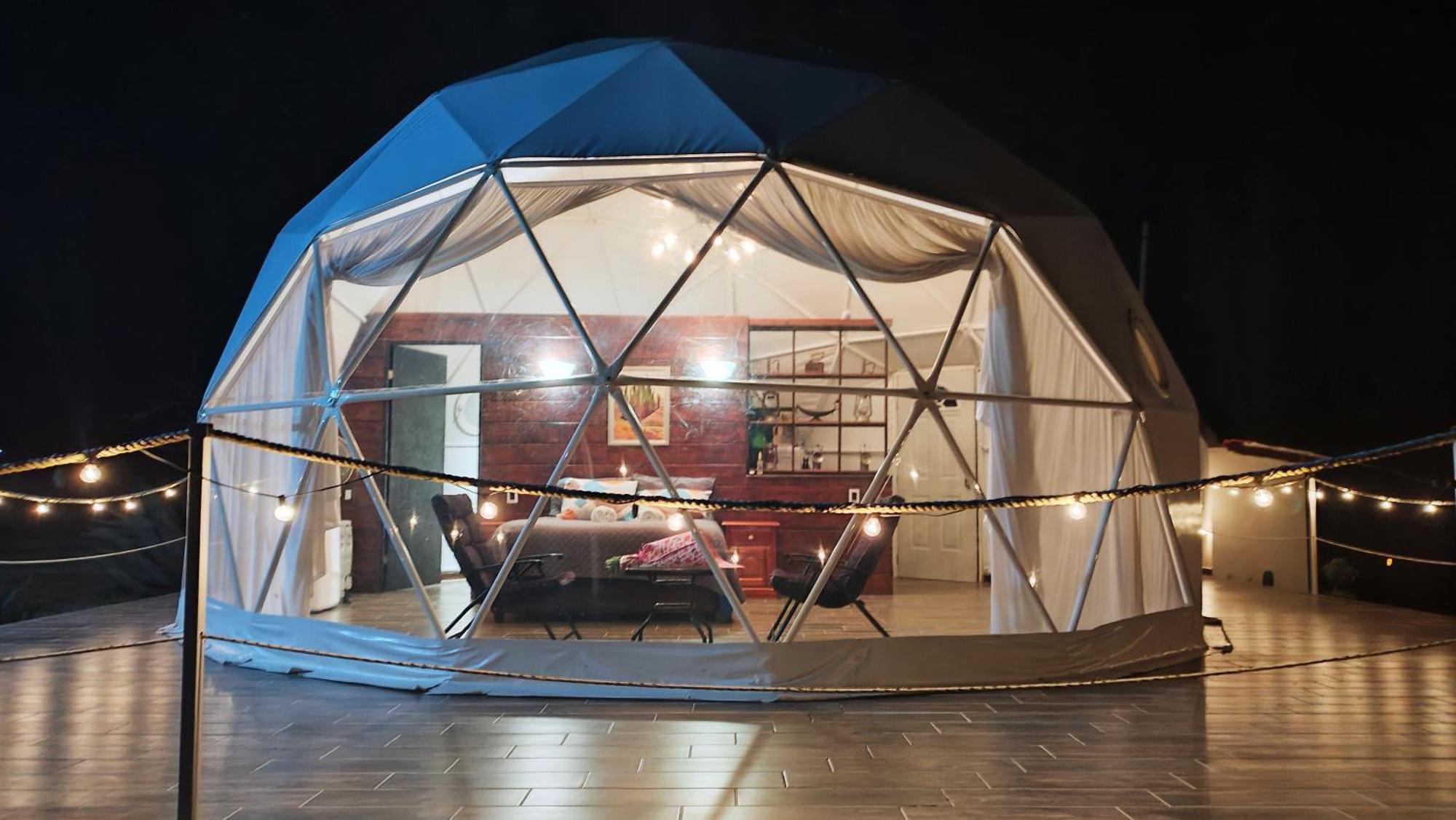 El Gato Glamping con vista a prismas basálticos Huasca de Ocampo Exterior foto