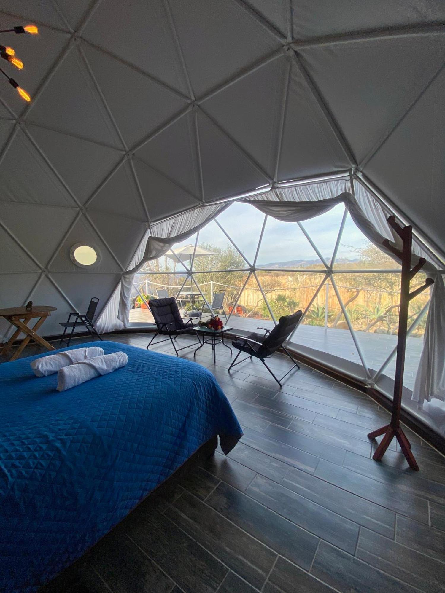 El Gato Glamping con vista a prismas basálticos Huasca de Ocampo Exterior foto