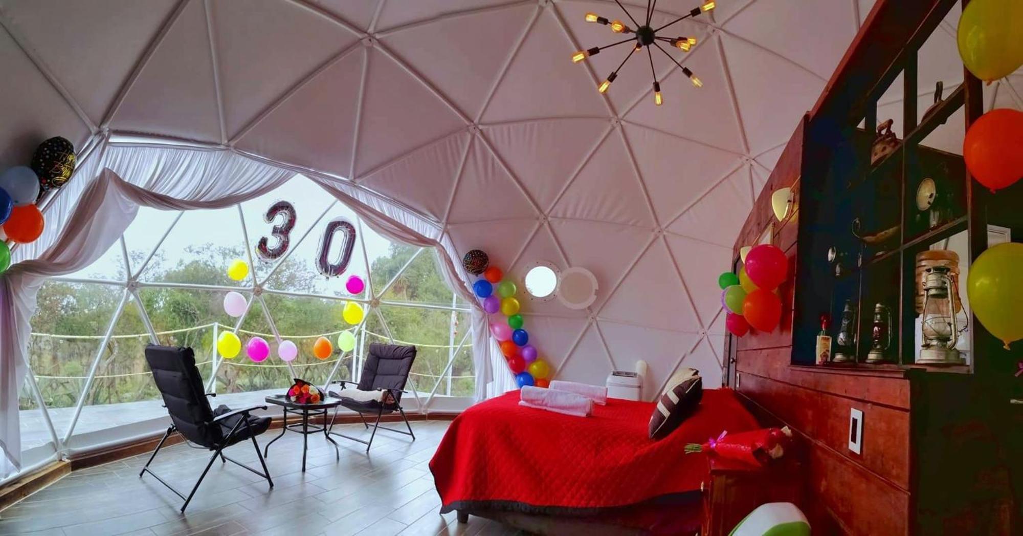 El Gato Glamping con vista a prismas basálticos Huasca de Ocampo Exterior foto