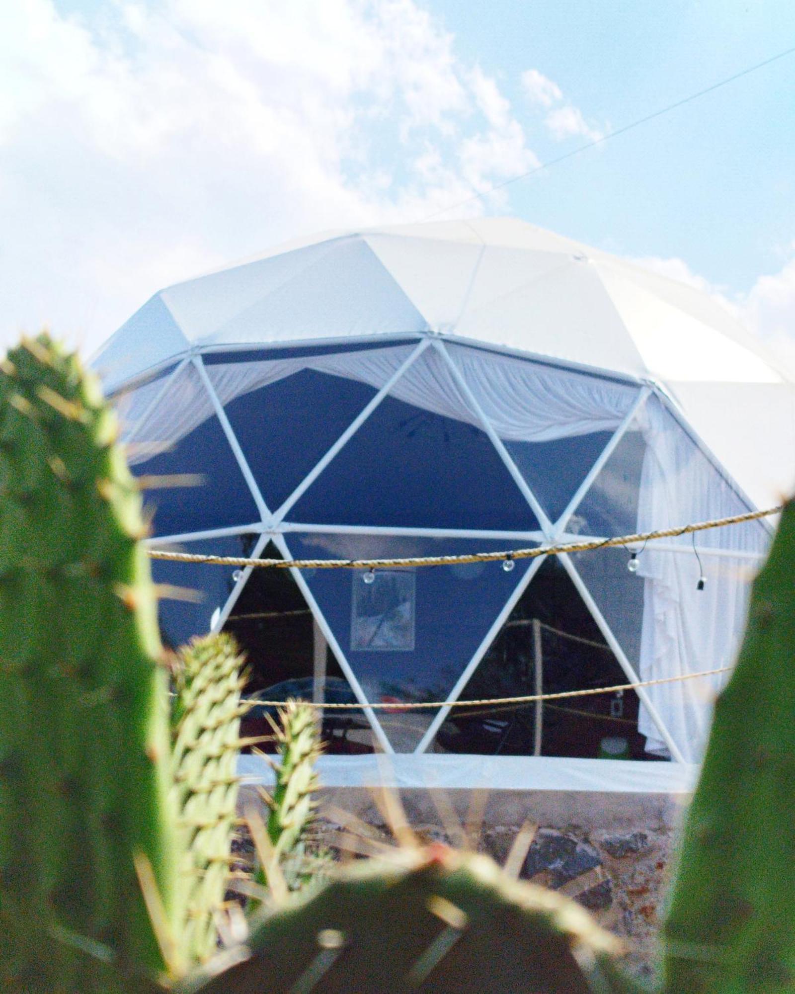 El Gato Glamping con vista a prismas basálticos Huasca de Ocampo Exterior foto